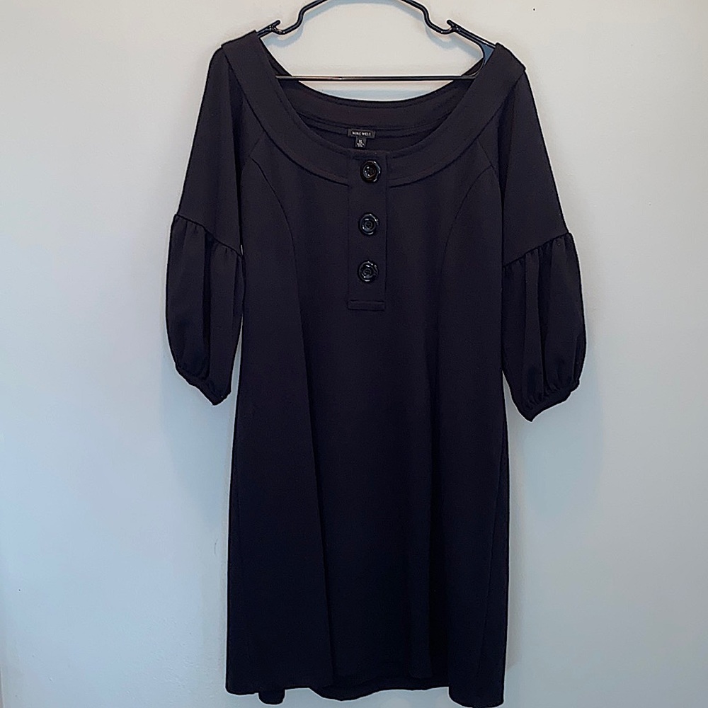 Nine West Black Midi Dress